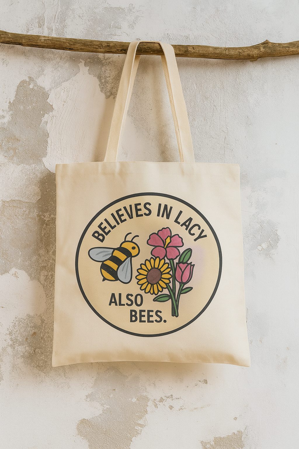 🐝🌼 Believes in Lacy (Also Bees) Tote