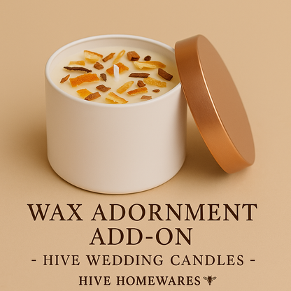 Wax Adornment Add-On – Hive Wedding Candles