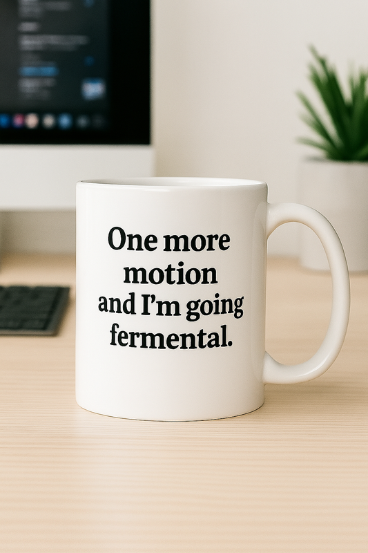 🟢 “Going Fermental” Mug