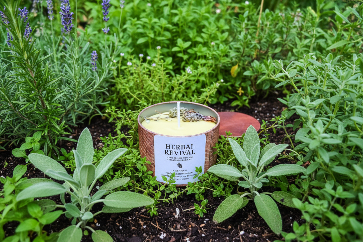 Herbal Candle — ‘Herbal Revival’