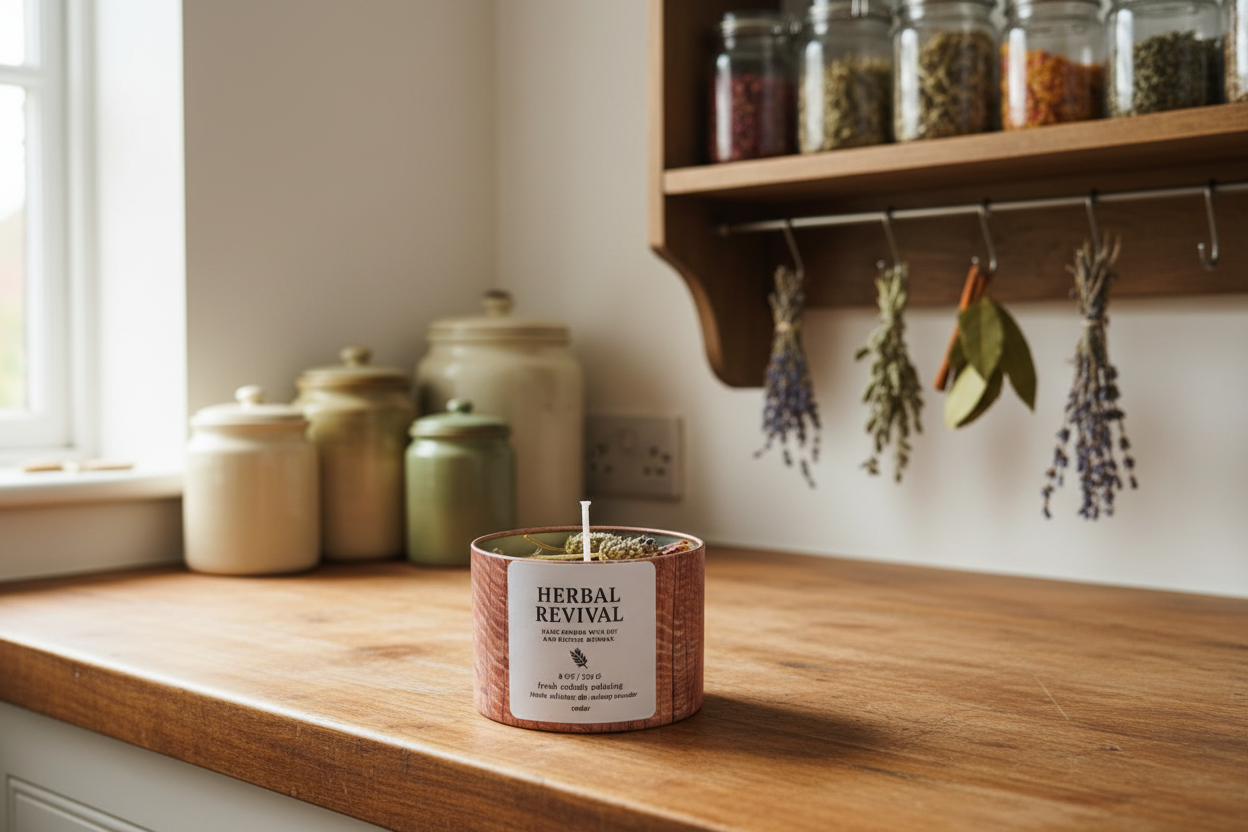 Herbal Candle — ‘Herbal Revival’