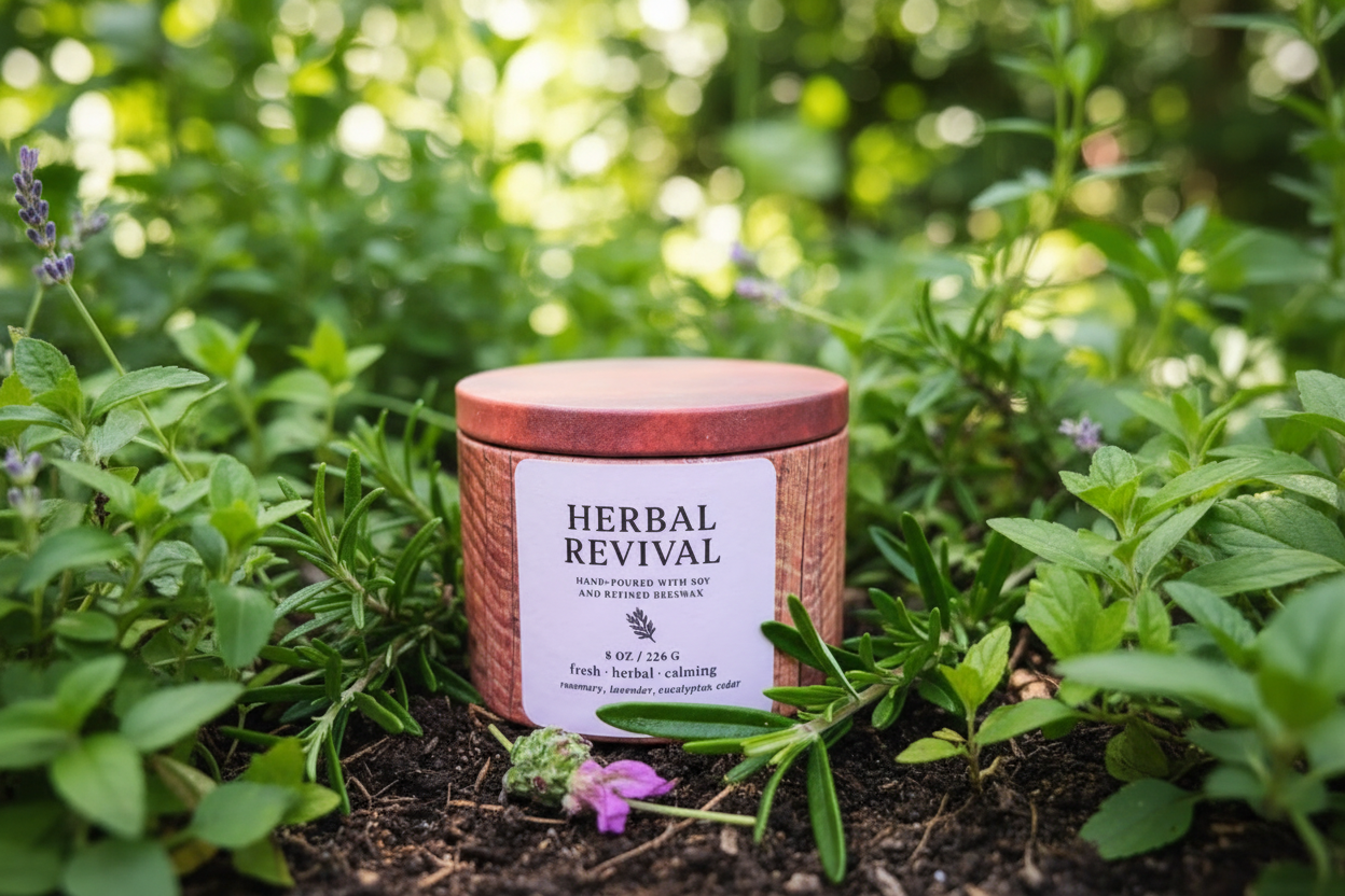 Herbal Candle — ‘Herbal Revival’