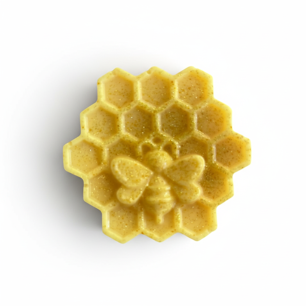 🍯 Honeycomb Bee Soap – Golden Glow Edition