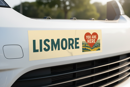 ❤️ Lismore “You Are Here” Bumper Sticker. 7.6x27.9cm