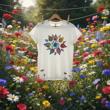 “Heart of the Hive” Organic Tee. Womens Fit.