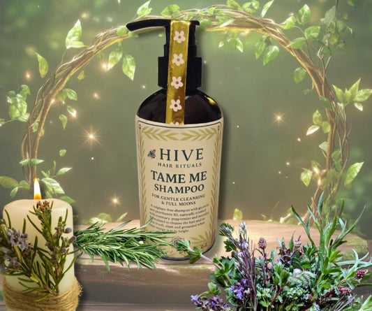 Tame Me – Hair Rituals for Gentle Cleansing & Full Moons. Palm Oil free 🦧 Vegan . Cruelty free