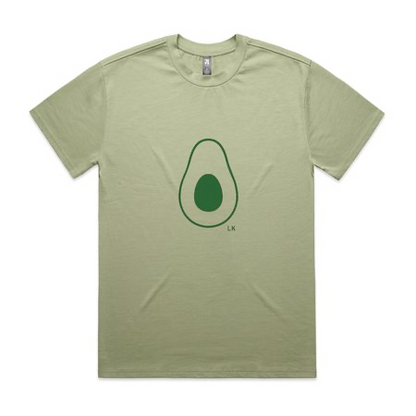 Avocado Tee – Soft Sage Crew Neck 3XL