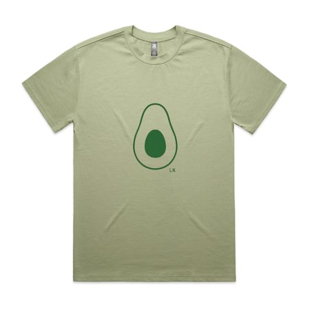 Avocado Tee – Soft Sage Crew Neck 3XL