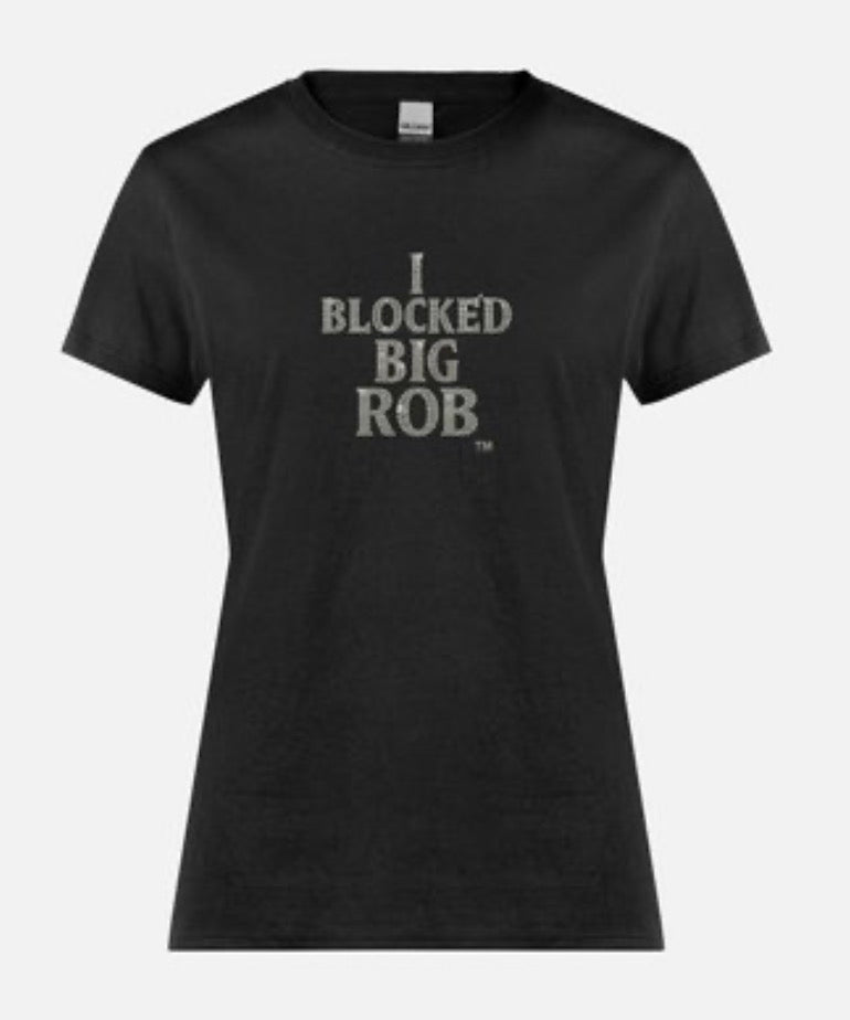 ✨ I BLOCKED BIG ROB™ Rhinestone Tee