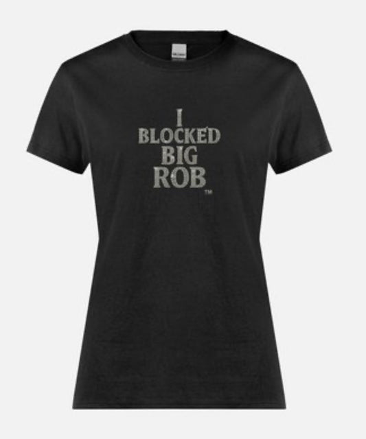 ✨ I BLOCKED BIG ROB™ Rhinestone Tee