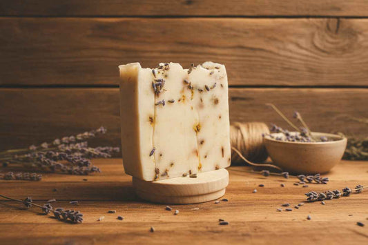 Lavender Eucalyptus Soap - Queen Bee Garden 100% Natural Handmade Bar