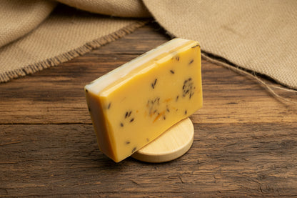 Lavender honey soap back view
