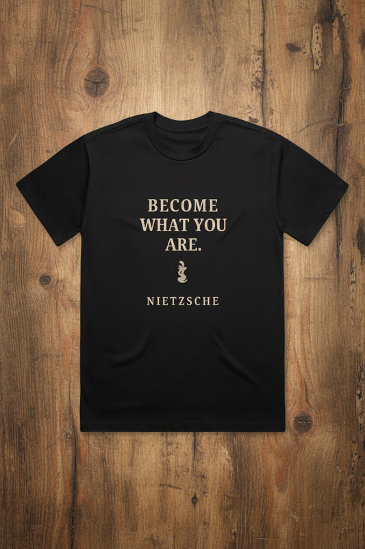 Nietzsche Quote Shirt Become What you are Nietzsche shirt. Men’s 3XL-5XL