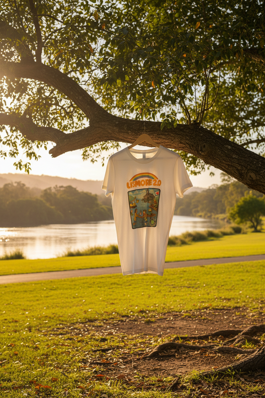 Lismore 2.0: The Psychedelic Survival Tee. Organic Cotton(women’s)